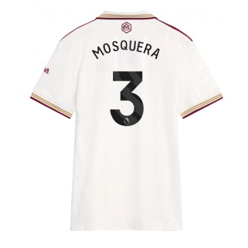 Arsenal Cristhian Mosquera #3 Fußballbekleidung 3rd trikot Damen 2025-26 Kurzarm